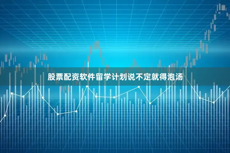 股票配资软件留学计划说不定就得泡汤