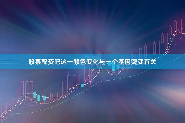 股票配资吧这一颜色变化与一个基因突变有关